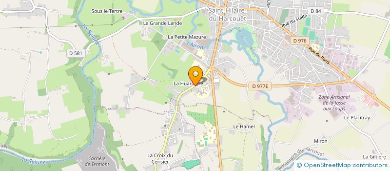 localisation de l'entreprise SCI BM IMMO  SAINT-HILAIRE-DU-HARCOUET