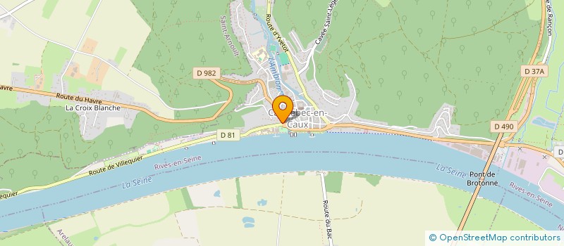 localisation de l'entreprise SCI BM IMMO  RIVES-EN-SEINE