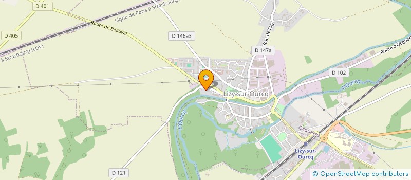 localisation de l'entreprise SCI BM IMO  LIZY-SUR-OURCQ