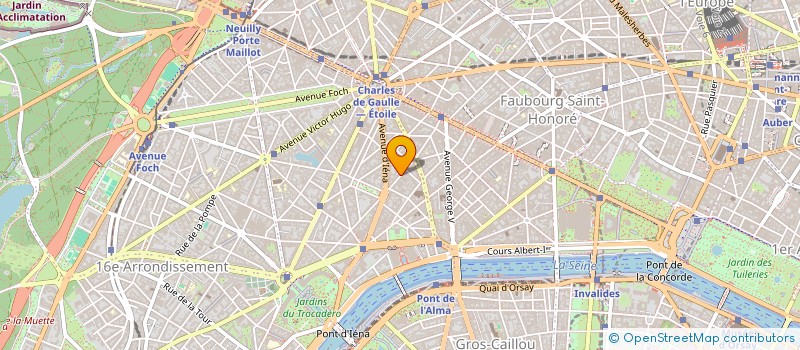 localisation de l'entreprise SCI BM VAR  PARIS