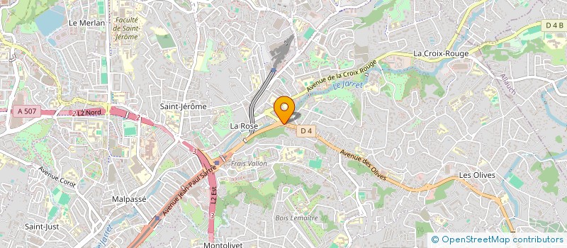 localisation de l'entreprise SCI BM2 à MARSEILLE