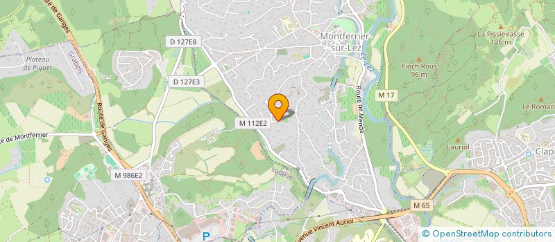 localisation de l'entreprise SCI BM2B  MONTFERRIER-SUR-LEZ