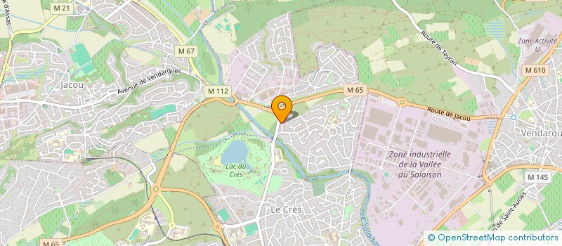 localisation de l'entreprise SCI BMA à LE CRES