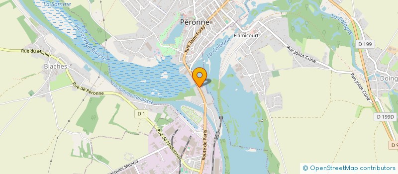 localisation de l'entreprise SCI BMA à PERONNE
