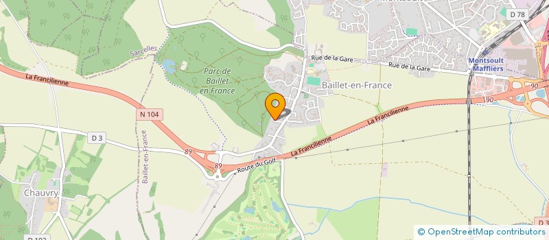 localisation de l'entreprise SCI BMA  BAILLET-EN-FRANCE