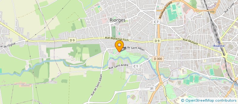 localisation de l'entreprise SCI BMA IMMO  PERREUX