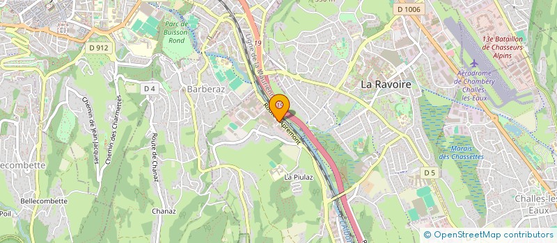 localisation de l'entreprise SCI BMA IMMO  LA RAVOIRE