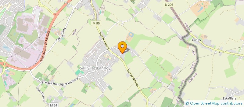 localisation de l'entreprise SCI BMADI  SAILLY-LEZ-LANNOY