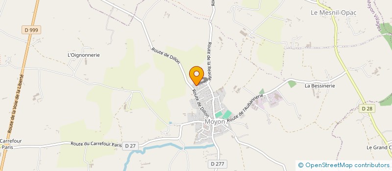 localisation de l'entreprise SCI BMAJ  MOYON VILLAGES
