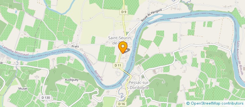 localisation de l'entreprise SCI BMAS  SAINT-MICHEL-DE-MONTAIGNE