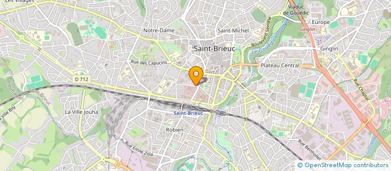 localisation de l'entreprise SCI BMATHAUT à SAINT-BRIEUC