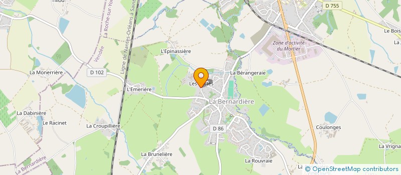 localisation de l'entreprise SCI BMB  CUGAND