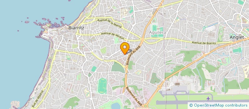 localisation de l'entreprise SCI BMB à BIARRITZ