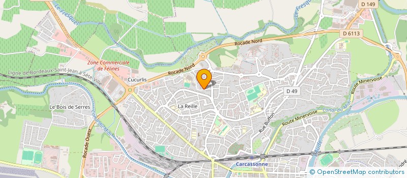 localisation de l'entreprise SCI BMB à CARCASSONNE