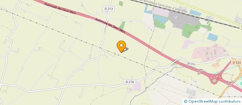 localisation de l'entreprise SCI BMB  VILLASAVARY