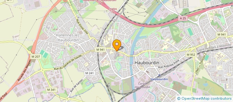 localisation de l'entreprise SCI BMB  HAUBOURDIN