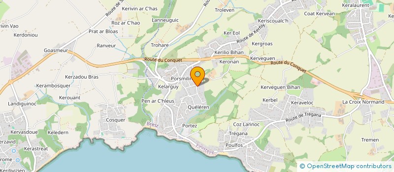 localisation de l'entreprise SCI BMBC  LOCMARIA-PLOUZANE