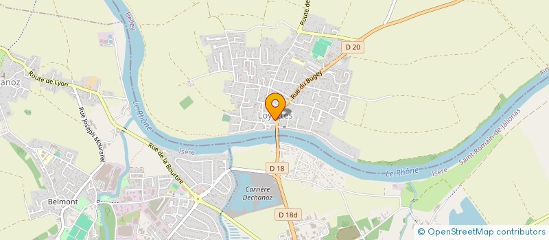 localisation de l'entreprise SCI BMBM  LOYETTES