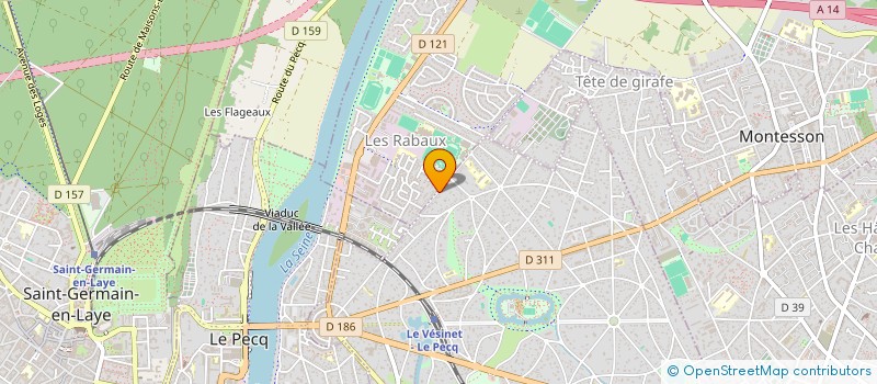 localisation de l'entreprise SCI BMC 1  LE VESINET