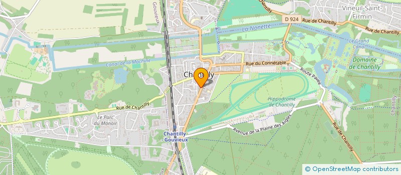 localisation de l'entreprise SCI BMC 2  CHANTILLY