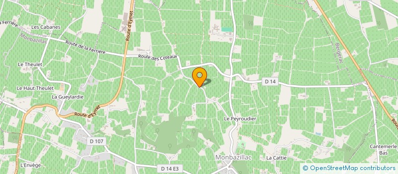 localisation de l'entreprise SCI BMC  SIGOULES-ET-FLAUGEAC