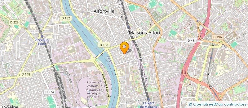 localisation de l'entreprise SCI BMC à ALFORTVILLE