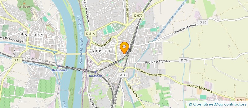 localisation de l'entreprise SCI BMC  TARASCON