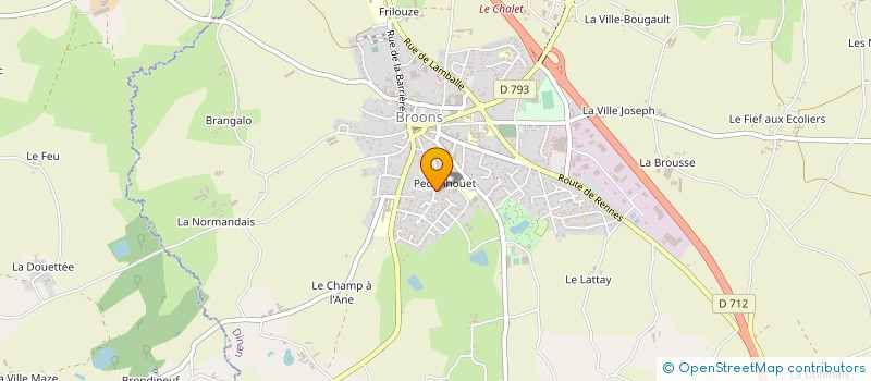 localisation de l'entreprise SCI BMC BROONS  BROONS