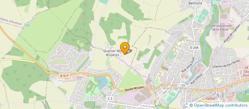 localisation de l'entreprise SCI BMCE  CHAVANOZ