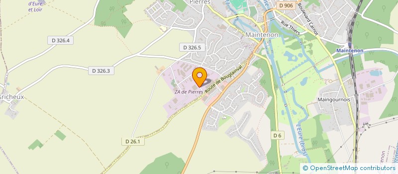 localisation de l'entreprise SCI BMCG à PIERRES