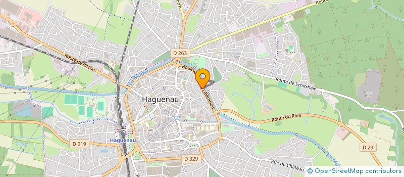 localisation de l'entreprise SCI BMCH  HAGUENAU