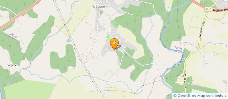 localisation de l'entreprise SCI BMCJ  BEGAAR