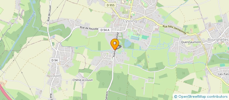 localisation de l'entreprise SCI BMCO  CYSOING