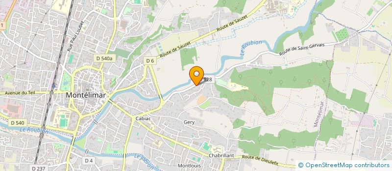 localisation de l'entreprise SCI BMCS à MONTELIMAR