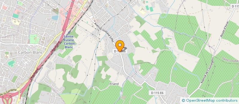 localisation de l'entreprise SCI BMCT à SAINTE-EULALIE