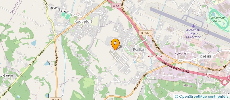 localisation de l'entreprise SCI BME  ESTILLAC