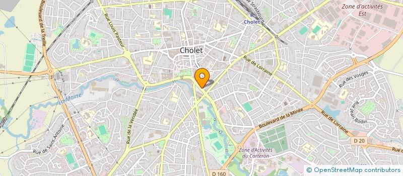 localisation de l'entreprise SCI BME MAROT à CHOLET