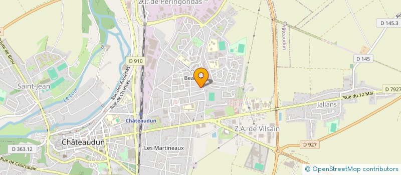 localisation de l'entreprise SCI BMEA à CHATEAUDUN