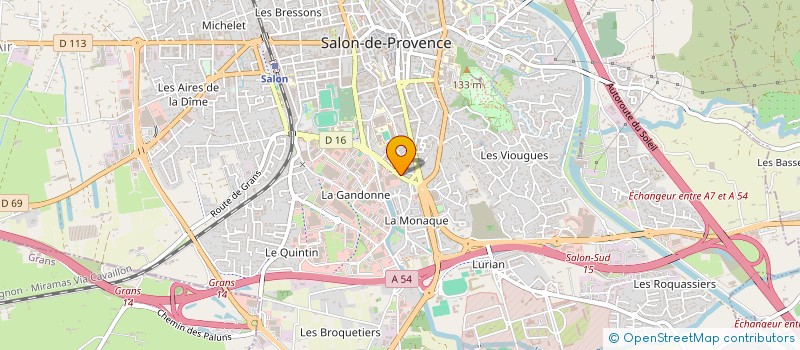 localisation de l'entreprise SCI BMED  SALON-DE-PROVENCE