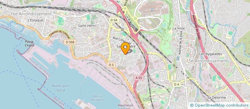 localisation de l'entreprise SCI BMF à MARSEILLE