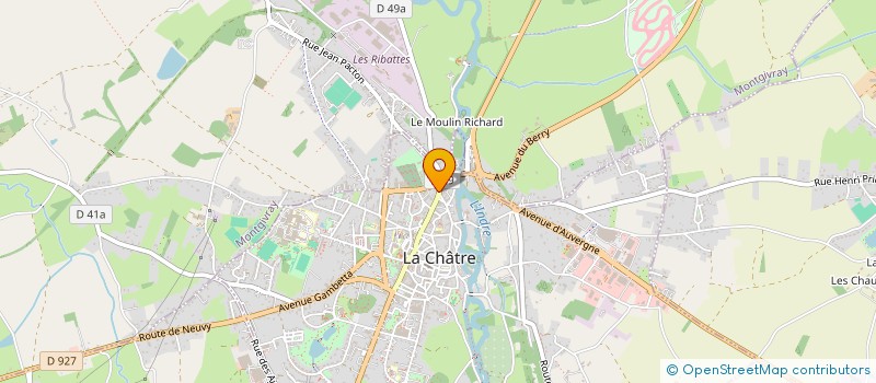 localisation de l'entreprise SCI BMF à LA CHATRE