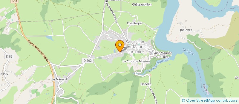 localisation de l'entreprise SCI BMF  ST-JEAN-SAINT-MAURICE-SUR-LOIRE