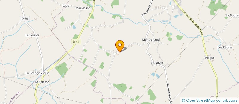 localisation de l'entreprise SCI BMF  SAINT-SULPICE-LES-FEUILLES