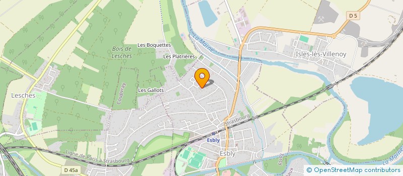 localisation de l'entreprise SCI BMF  BUSSY-SAINT-GEORGES