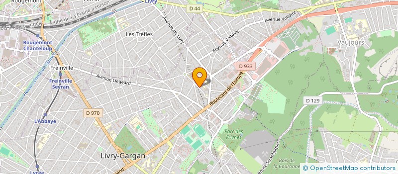 localisation de l'entreprise SCI BMG à LIVRY-GARGAN