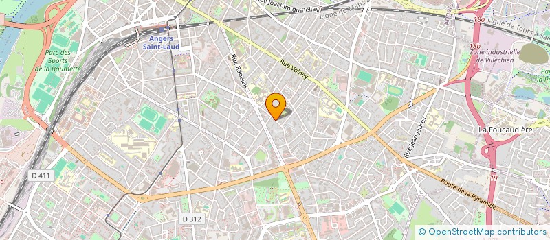 localisation de l'entreprise SCI BMG DES POIRIERS à ANGERS
