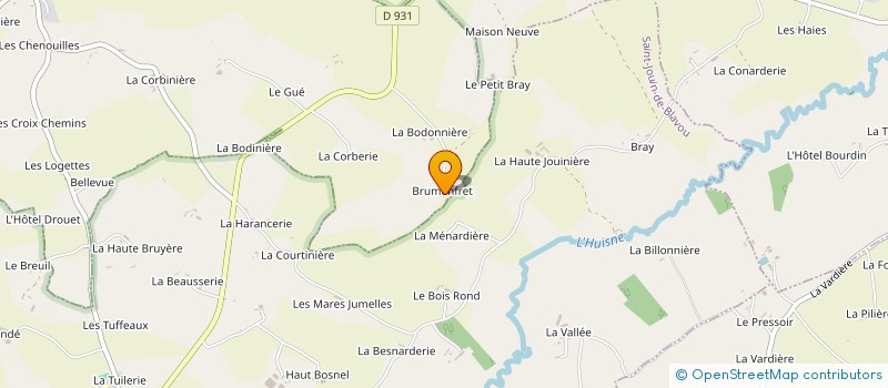 localisation de l'entreprise SCI BMH à COULIMER