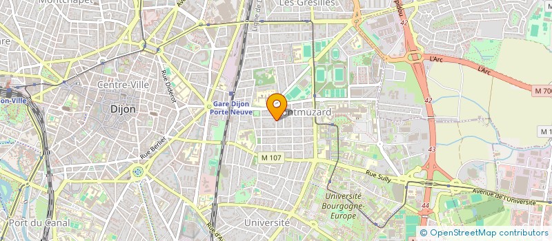 localisation de l'entreprise SCI BMH à DIJON