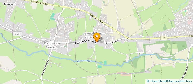 localisation de l'entreprise SCI BMH  ST-JEAN-SAINT-MAURICE-SUR-LOIRE