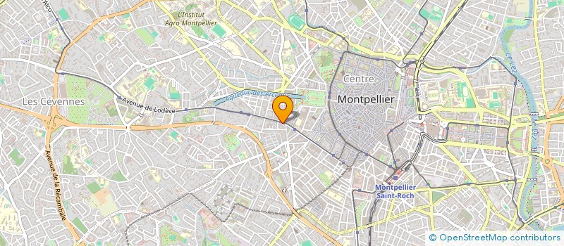 localisation de l'entreprise SCI BMH IMMO à MONTPELLIER